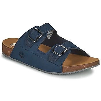 Image of Timberland CASTLE ISLAND SLIDE boys's Childrens Mules / Casual Shoes in Blue kid,4,5,5.5,6.5