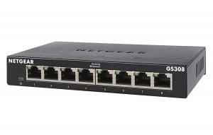 Image of 8 Port Gbit Unmanaged 300 Series Switch