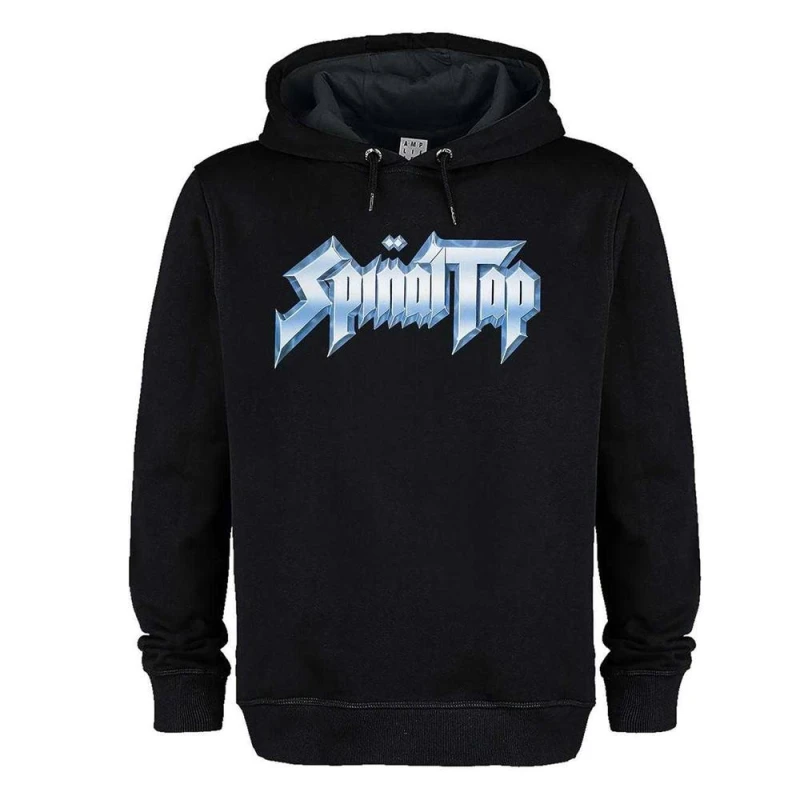 Image of Amplified Mens Spinal Tap Logo Hoodie in Black Size: XS Black Male XS