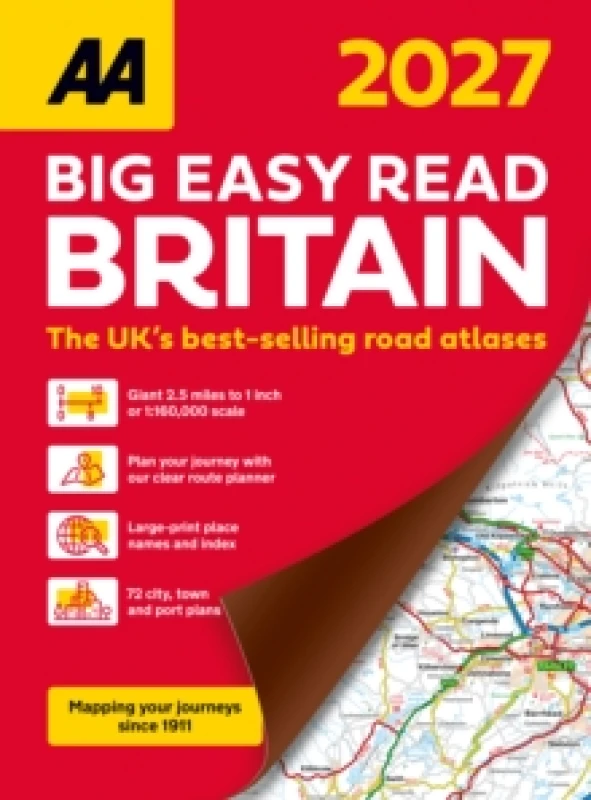 Image of AA Big Easy Read Atlas Britain 2027 Paperback / softback