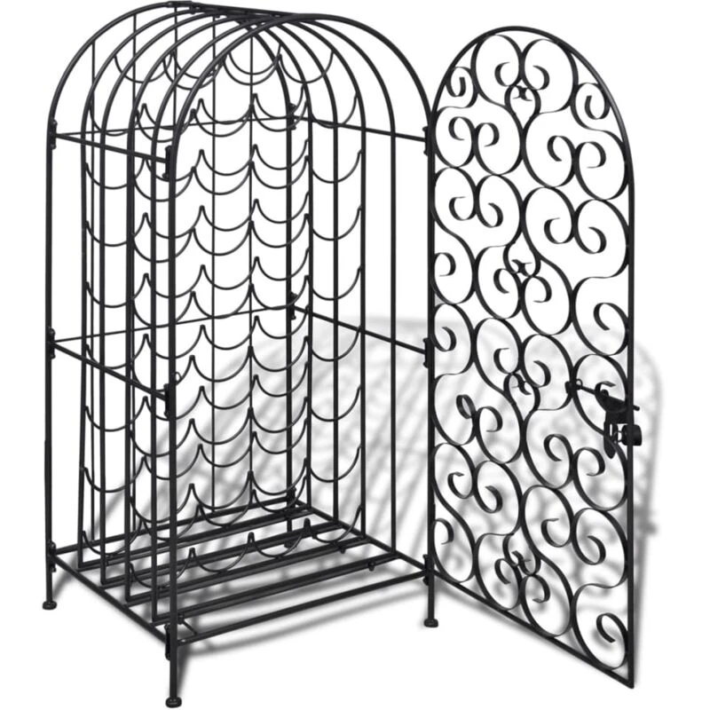 Image of VIDAXL Wine Rack for 35 Bottles Metal Vidaxl 240943