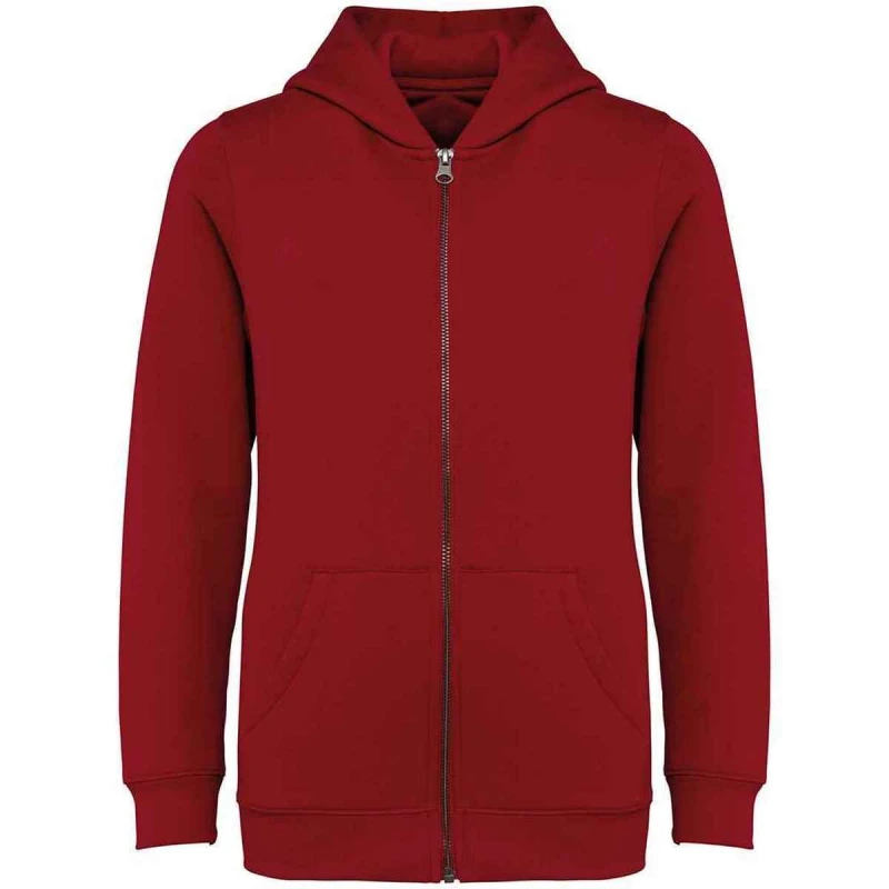 Image of Native Spirit Full Zip Hoodie in Red Size: 4-6 Years Red Unisex 4-6 Years