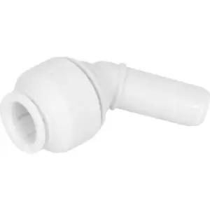 Image of JG Speedfit 135deg Stem Elbow 15mm in White Plastic