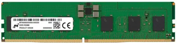 Image of Micron Micron 16GB (1x16GB) 4800MHz CL40 ECC DDR5 RDIMM Server Memory MTC10F1084S1RC48BR