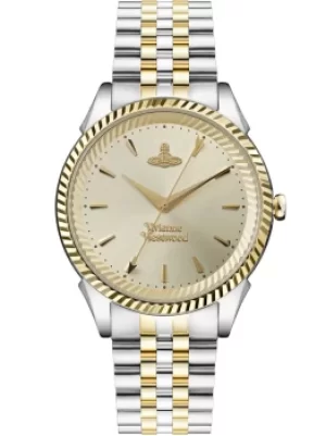 Image of Vivienne Westwood Ladies Seymour Two-Colour Bracelet Watch VV240CPSG