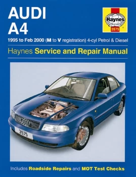 Image of Audi A4 Petrol & Diesel (95 - Feb 00) M to V Reg 3575B HAYNES