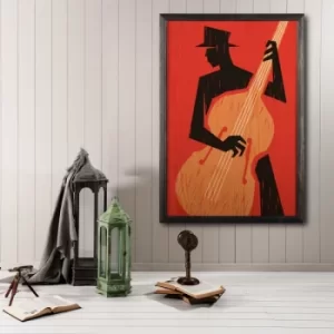 Image of Play The Mus?c Multicolor Decorative Framed Wooden Painting