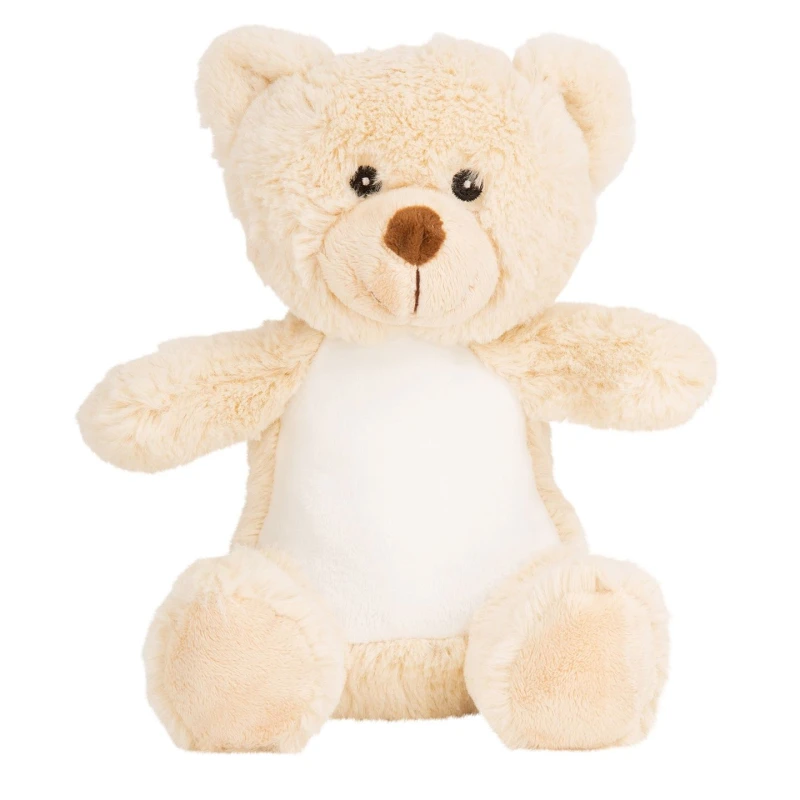 Image of Mumbles Printme Mini Teddy Bear in Light Brown Size: Medium Light Brown Unisex M