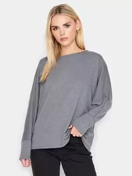 Image of PixieGirl Petite Batwing Top - Grey, Size 6, Women