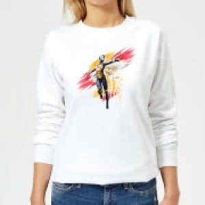 Image of Ant-Man And The Wasp Brushed Womens Sweatshirt - White