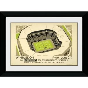 Image of Transport For London Wimbeldon 50 x 70 Framed Collector Print