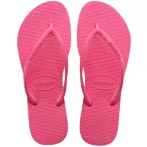 Image of Havaianas Womens Slim Flip Flop Ciber Pink 39/40 (UK 6-7)