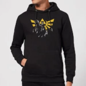 Image of Nintendo Legend Of Zelda Hyrule Link Hoodie - Black