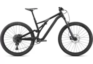 Image of 2022 Specialized Stumpjumper Alloy Full Suspension Mountain Bike in Satin Black and Smoke