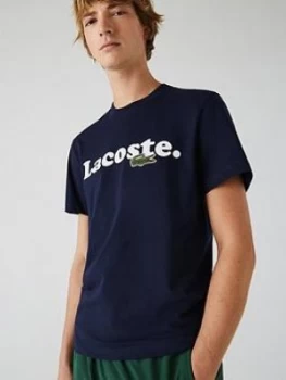 Image of Lacoste Sportswear Logo T-Shirt - Navy