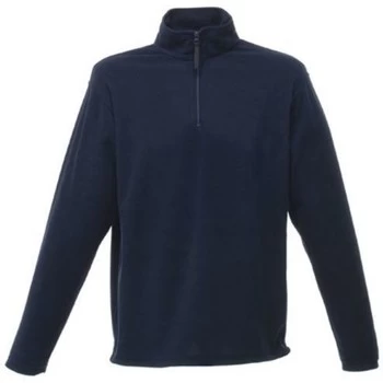 Image of Professional MICRO Half-Zip Fleece mens Fleece jacket in Blue - Sizes UK S,UK M,UK L,UK XL,UK XXL,UK 3XL