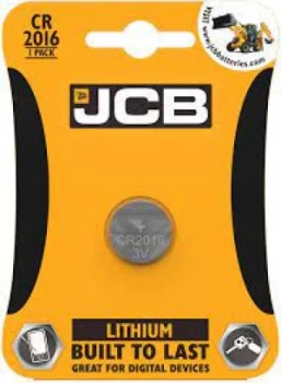 Image of JCB CR2016 Coin Cell Battery