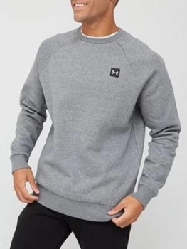 Image of Urban Armor Gear Rival Fleece Crew Sweatshirt - Grey/White