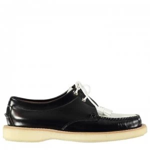 Image of Bass Weejuns Tie Shoes - Black/White