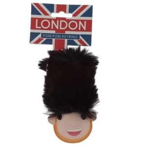 Image of London Guardsman Pom Pom Keyring