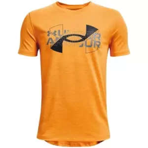 Image of Under Armour Vented Short Sleeve T Shirt Junior Boys - Yellow