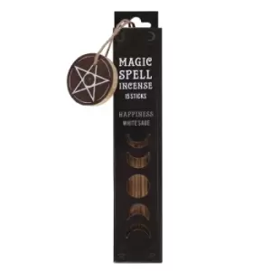 Image of White Sage Happiness Magic Spell Incense Sticks
