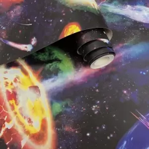 Image of Holden Decor Nebula Multi Wallpaper