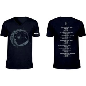 Image of The Cure - Eyemoon Logo Unisex Large T-Shirt - Black