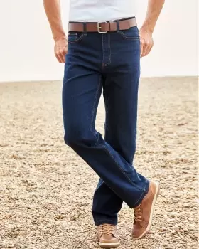 Image of Cotton Traders Mens Mens Stretch Jeans in Blue