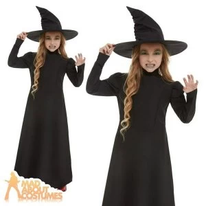 Image of Wicked Witch Girl Costume Large (Black)