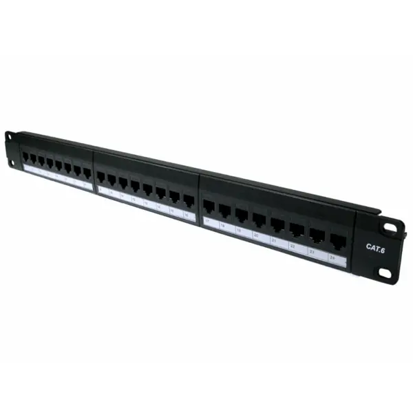Image of Cables Direct 24-Port UTP CAT6 Patch Panel - In-line Coupler
