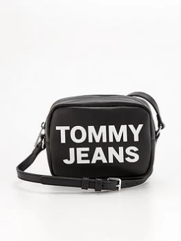 Image of Tommy Jeans Essential Pu Camera Bag - Black