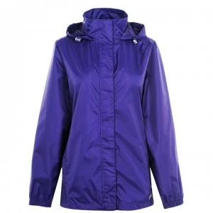 Image of Gelert Packaway Waterproof Jacket Ladies - Gelert Purple