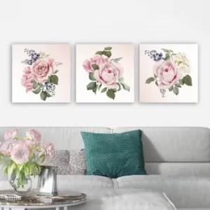 Image of DRPRC44 Multicolor Decorative Canvas Painting (3 Pieces)
