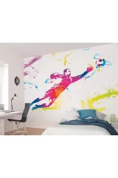 Image of Football Goalkeeper Wall Mural