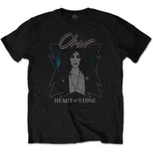 Image of Cher - Heart of Stone Unisex X-Large T-Shirt - Black