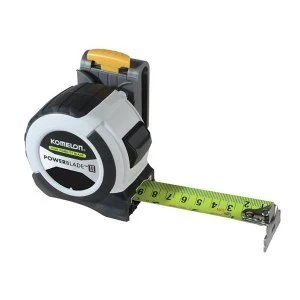 Image of Komelon PowerBlade II Pocket Tape 8m/26ft (Width 27mm) with Clip
