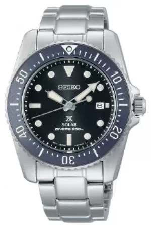 Image of Seiko Prospex Compact Solar Scuba Diver Blue Dial SNE569P1 Watch