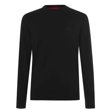 Image of Hugo San Raffael Knit Jumper - Black