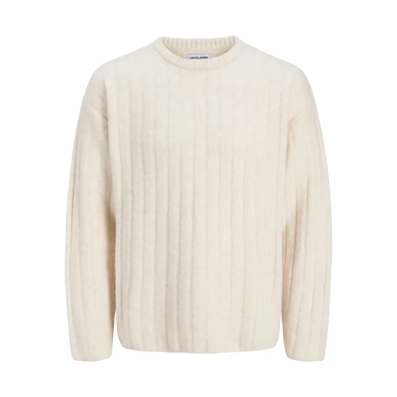 Image of jack & jones Round neck sweater Jack & Jones Bradley Carter Blanc Male M