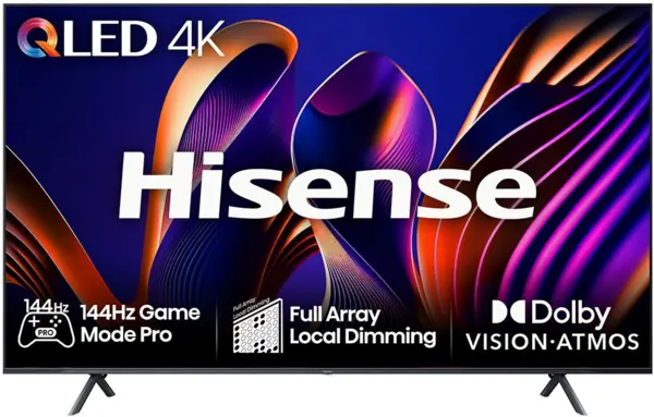 Image of Hisense 55" 55E77NQTUK PRO Smart 4K Ultra HD QLED TV