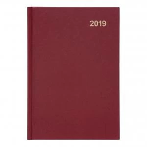 Image of Office 2019 Diary Week to View A5 Red 941173