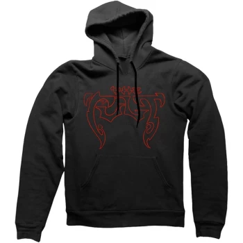 Image of The Cult - Outline Logo Unisex Medium Hoodie - Black