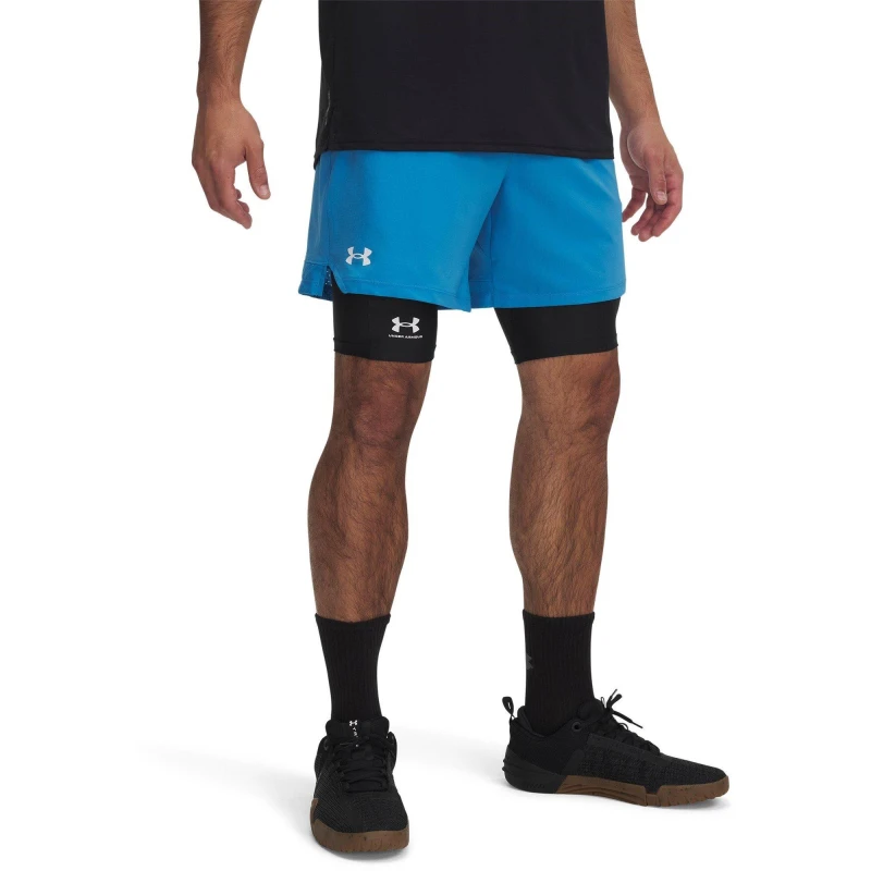 Image of Under Armour Mens Vanish Woven Performance Gym Shorts Blue male S