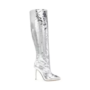 Image of Steve Madden Dignify Boots - Silver