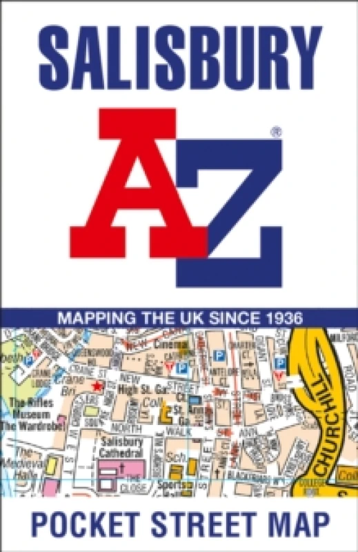 Image of Salisbury A-Z Pocket Street Map. By AZ Maps Books