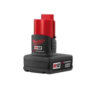 Image of Milwaukee Power Tools M12 B3 REDLITHIUM-ION Battery 12V 3.0Ah Li-ion