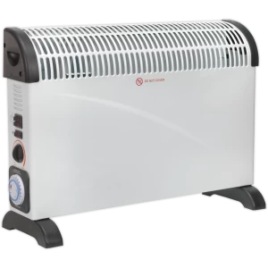 Image of Sealey CD2005TT Electric Turbo Fan Convector Heater with Timer 240v