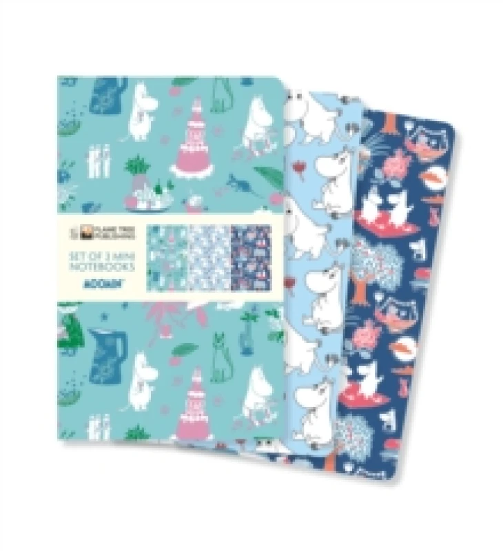 Image of Moomin Classics Set of 3 Mini Notebooks Notebook / blank book