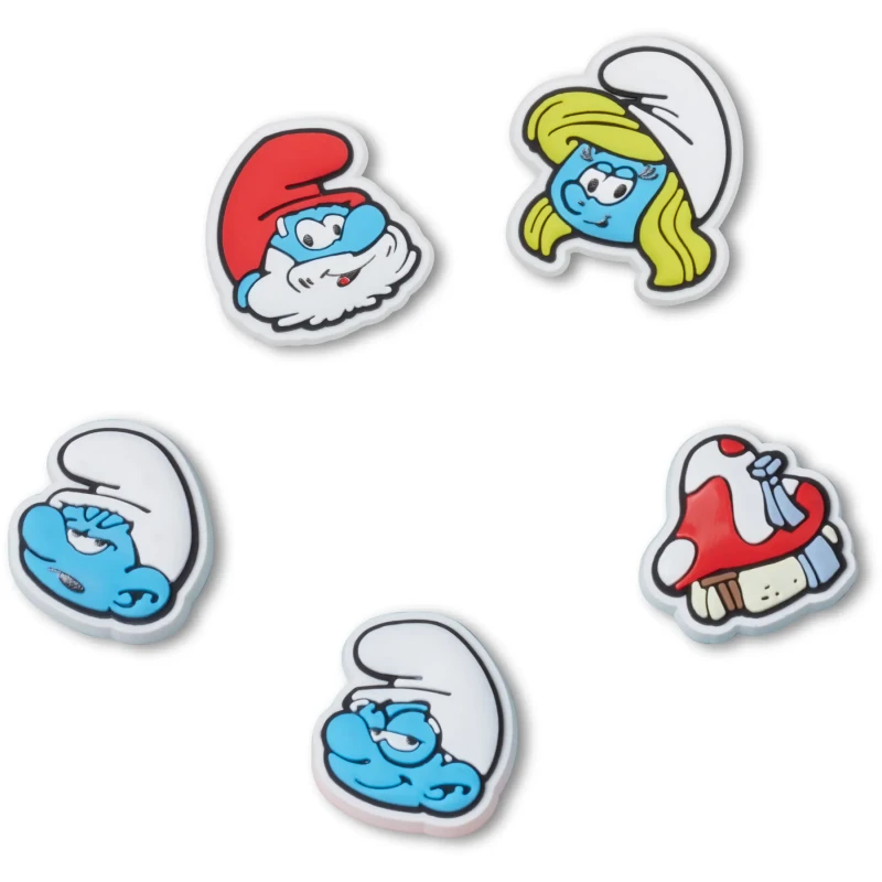 Image of Crocs Jibbitz Crocs Smurfs (x5) Bleu Unisex TU